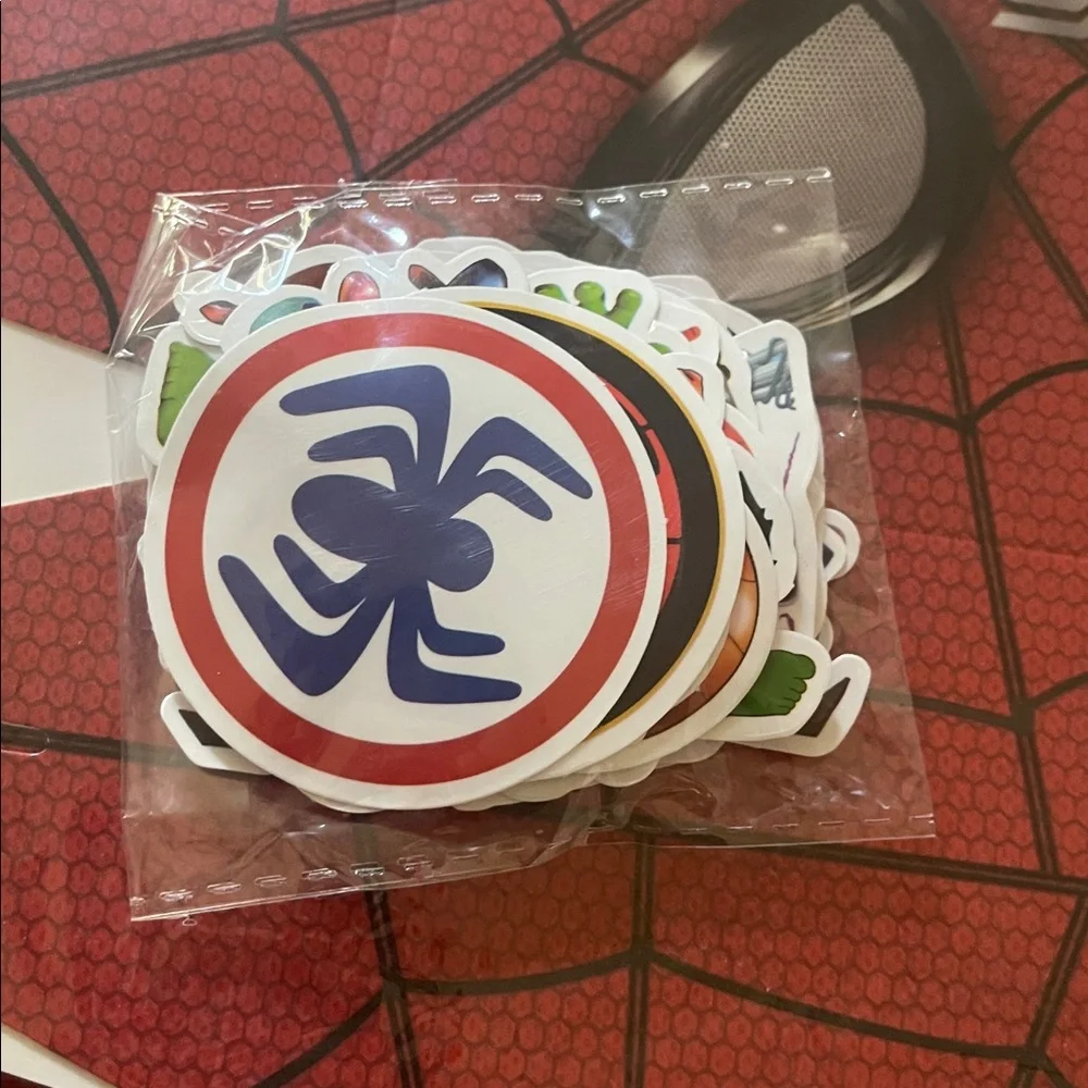 Spider-Man Themed Party Favors with boxes for 10 guests nwt